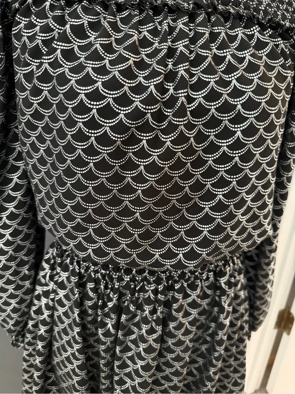 Michael Kors Off the Shoulder Tiered Dress